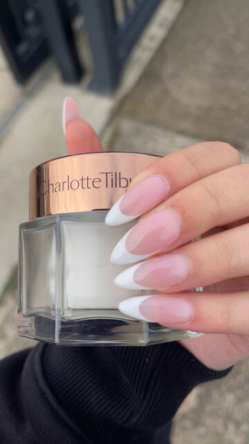 Soft French ombre almond set